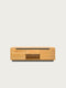 Meuble TV en bois massif de chêne 2 portes 160x42x50 cm naturel moderne Adena