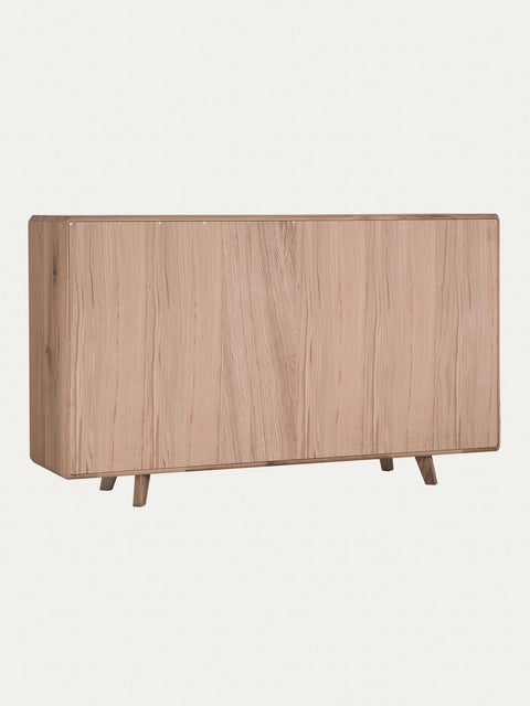 Commode en bois massif de chêne blanchi 150 cm Portofino