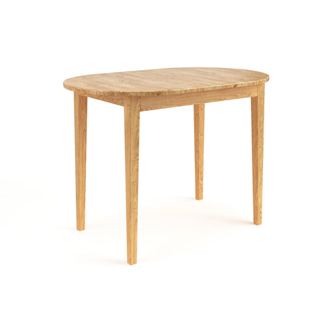 Table ovale extensible sur mesure en chêne massif Florence