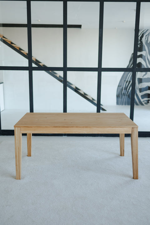 Table à manger extensible Ravello 160–260 cm avec 2 rallonges en chêne massif naturel