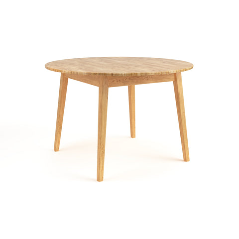 Table ronde extensible sur mesure en chêne massif Nico